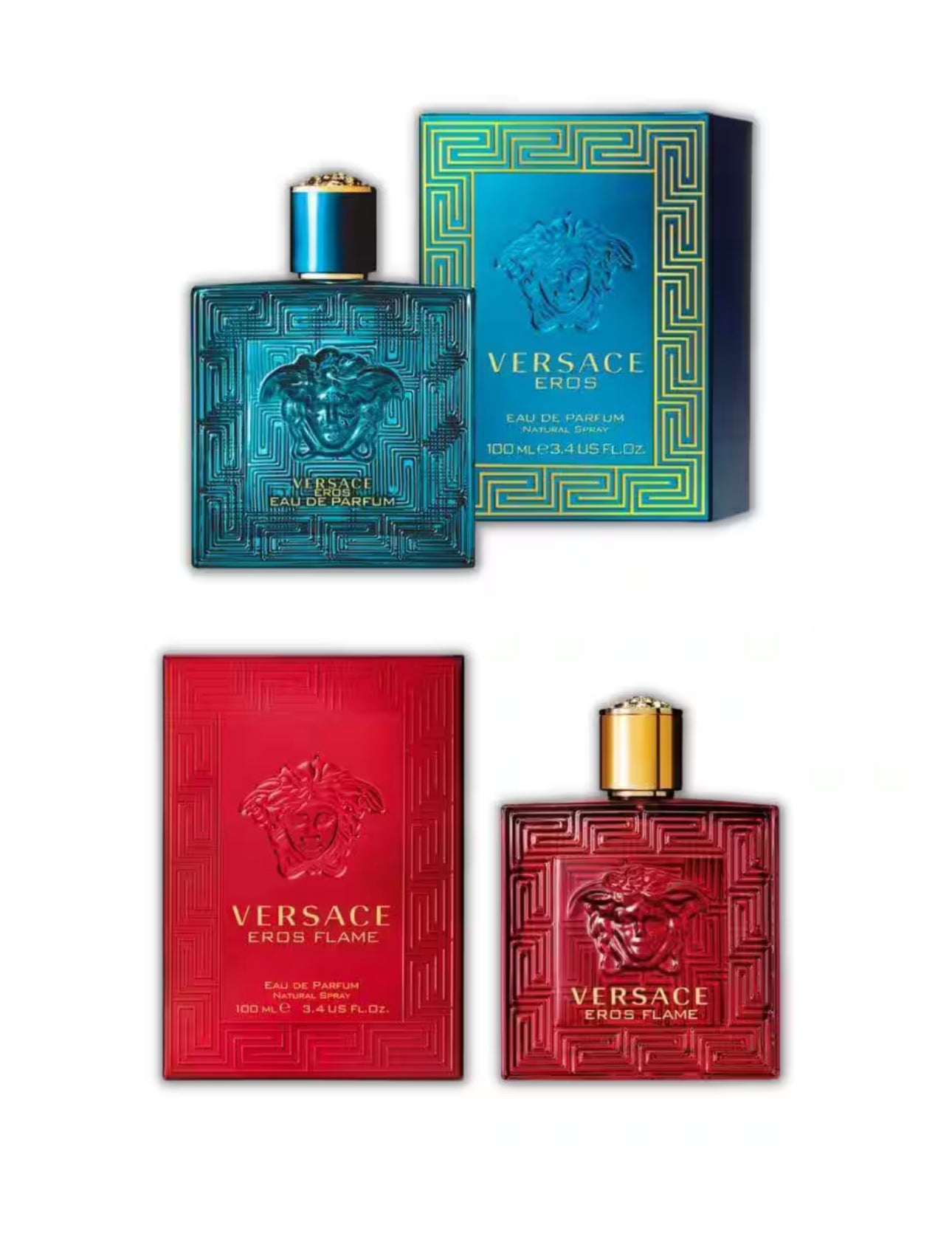 Set de fragancia Versace Eros Flame para hombre